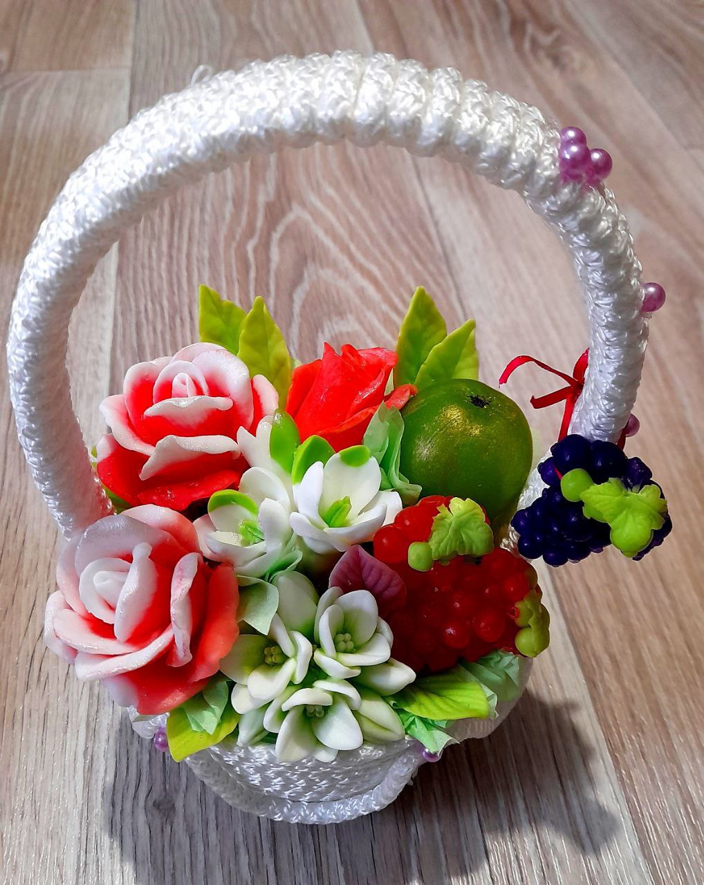 Букетики из ароматного мыла ручной работы